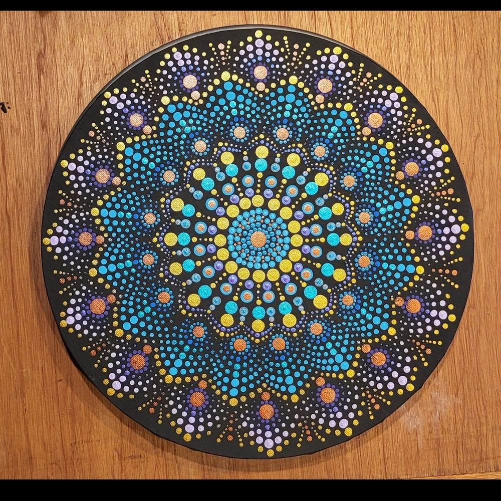 Colorful Mandala Wall Art